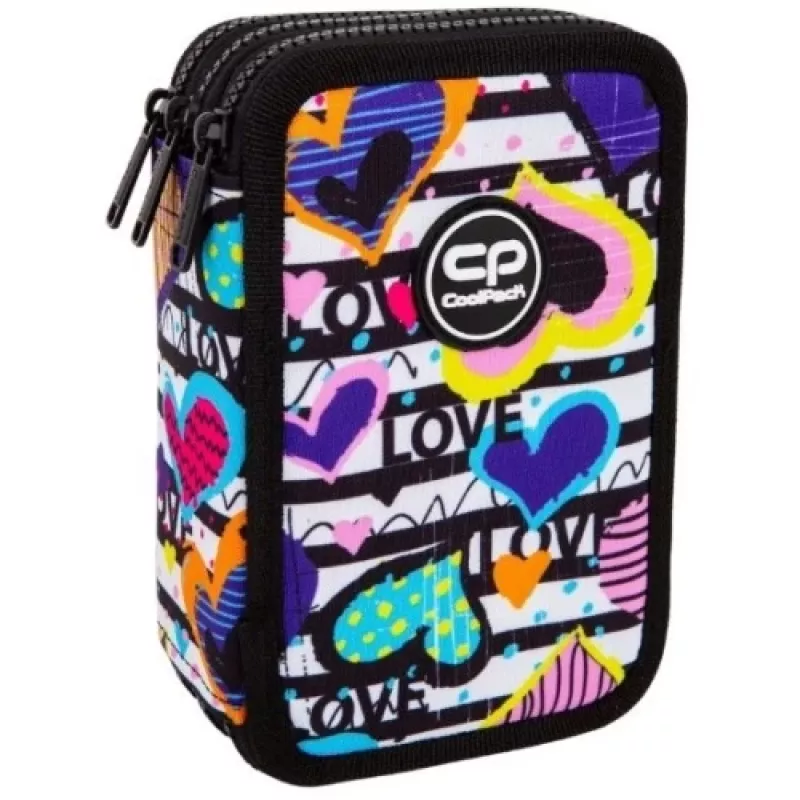 Trojposchodové puzdro na perá s výbavou CoolPack Jumper 3 DIARY