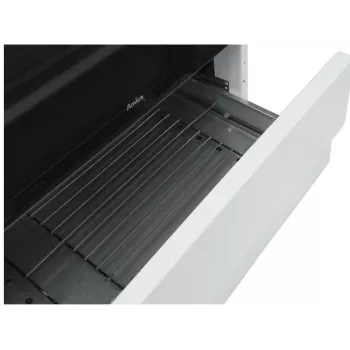 Voľne stojaci sporák Amica SHM51071W elektro plynový biely 4 plynové zóny 63L