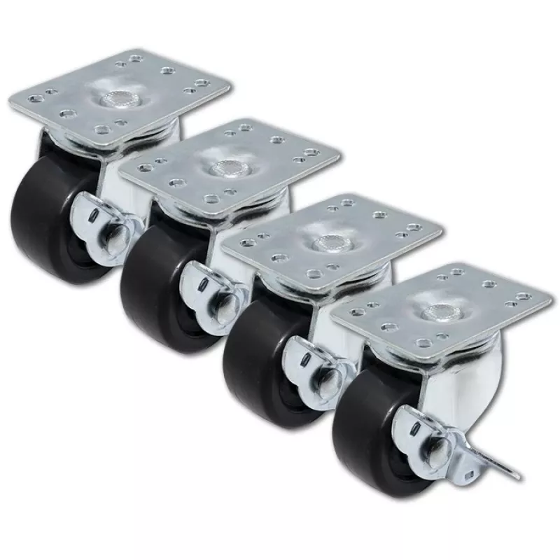 Qoltec - sada koliesok pre rack - wi