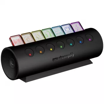 Streamplify HUB CTRL 7, 7x USB 3.0 Type A, RGB, 12V, EU Power Cable - black