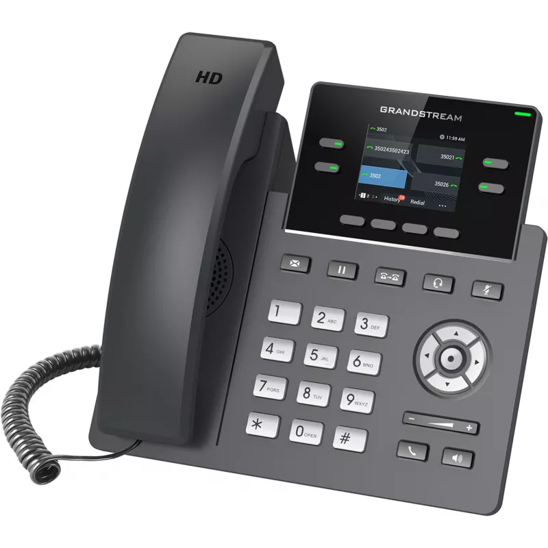 IP telefón Grandstream Networks GRP2612W čierny