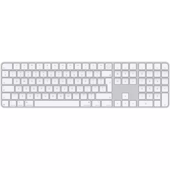 APPLE Magic Keyboard s Touch ID a numerickým blokom pre modely Mac s Apple Silicon – holandská – biele klávesy