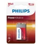 Jednorazová batéria Philips Power Alkaline Battery 6LR61P1B/10