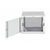 Nástenný 19-palcový rack DIGITUS Dynamic-N DN-37106 — 9U, 600x600 mm, IP20, zámok na kľúč