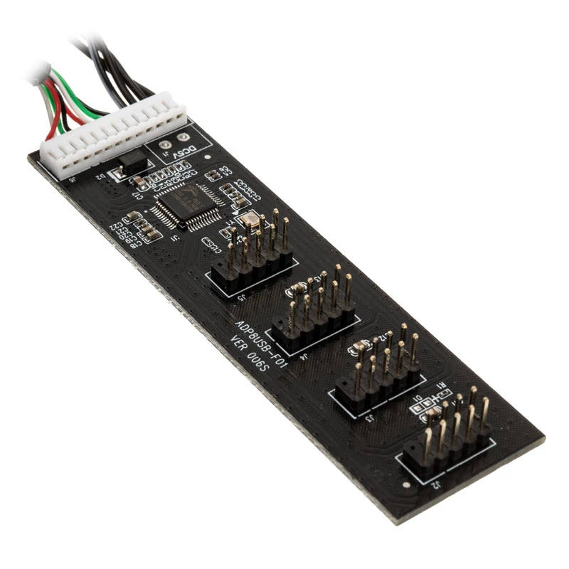 USB hub karta Kolink USB 2.0 s 60cm USB a Molex káblom
