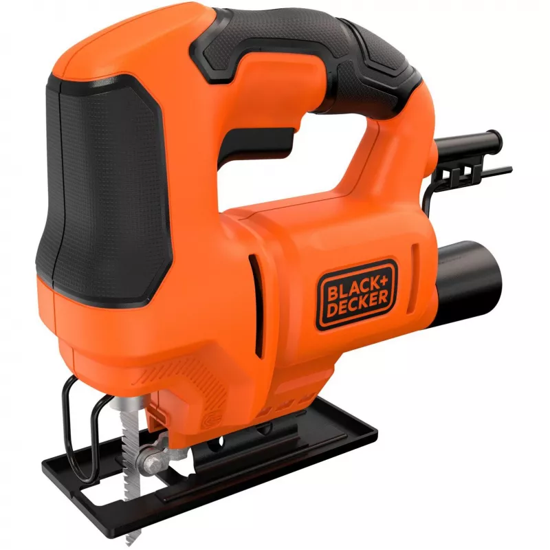 Priamočiara píla Black & Decker BES602 – 400 W, oranžovo-čierna ručná priamočiara píla