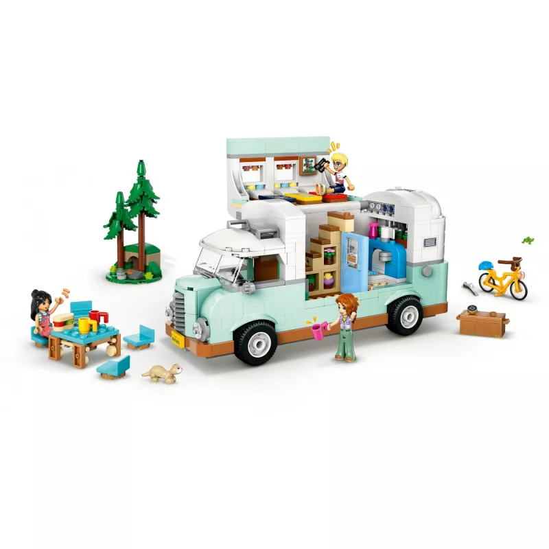 LEGO Motor Home Set 42663 — LEGO Friends obytný automobil, 778 dielov, 3 mini bábiky, od 7 rokov
