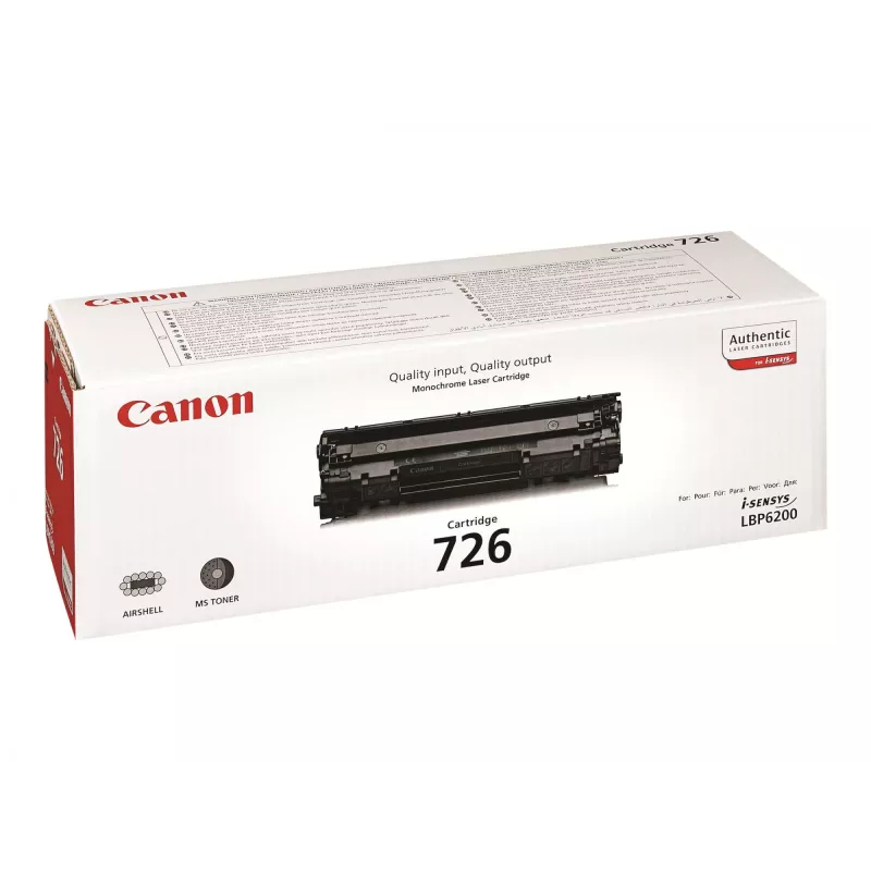 Canon CRG-726 tonerová kazeta, čierna, 2100 strán