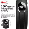 Flexi New CLASSIC 5 m čierne psie výsuvné vodítko