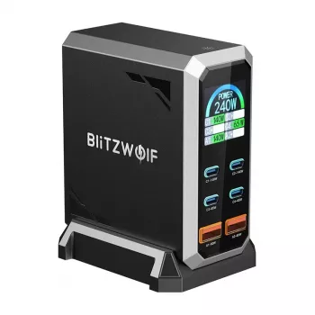 Blitzwolf BW-S31 2xUSB-A, 4xUSB-C, PD, 240W sieťová nabíjačka