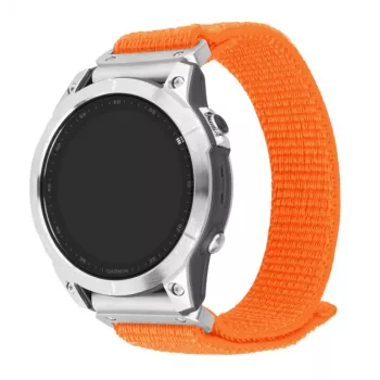 Remienok na hodinky FIXED Sporty Strap QuickFit 26 mm, dĺžka 160–210 mm, oranžový