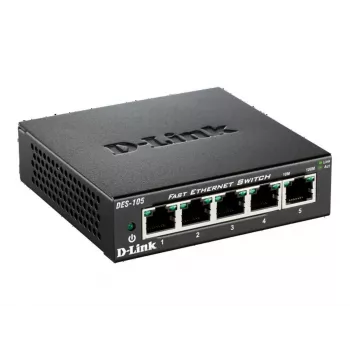 D-Link DES-105 Unmanaged L2 čierna