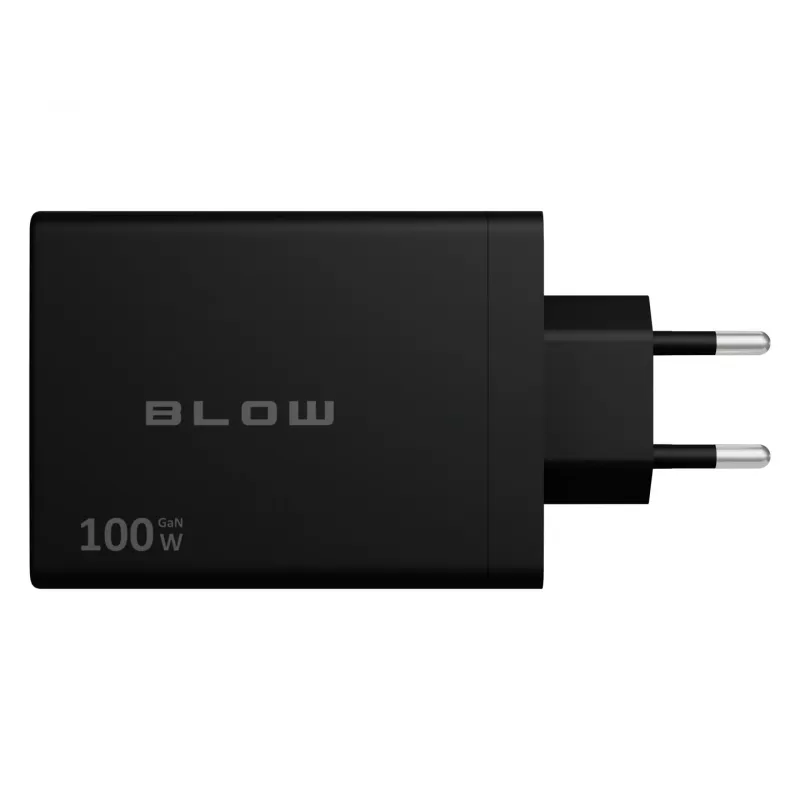BLOW 4xUSB-C PD 100W GaN sieťová nabíjačka, čierna