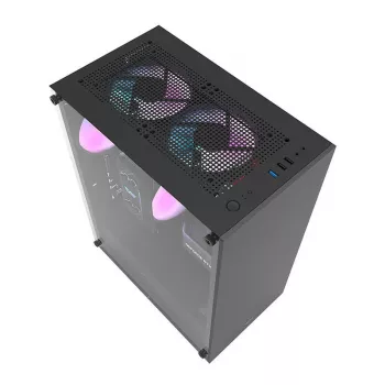Počítačová skriňa Darkflash DK100 (čierna)