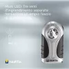 Ručná lampa Varta 16647 čierna strieborná