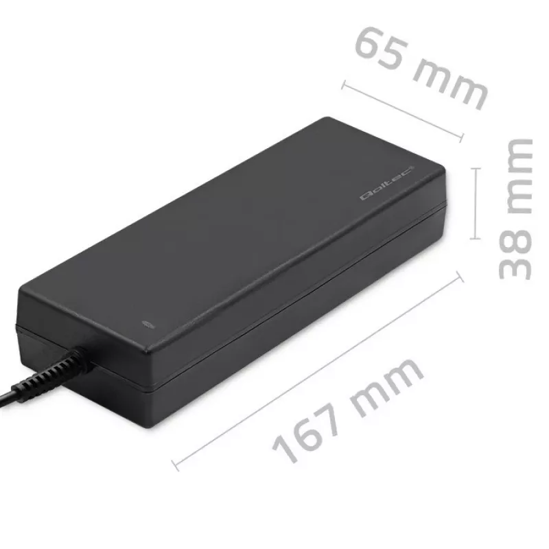 Qoltec 120W desktopový napájací zdroj | 12V | 10A | 5,5*2,5 | + napájací kábel