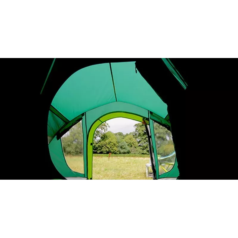 Kupolový/iglú stan COLEMAN Kobuk Valley 4 Plus — 4-osobový, pevné tyče, zelený