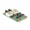 DeLOCK 95244 Mini PCIe sériový adaptér - 4 x RS-232