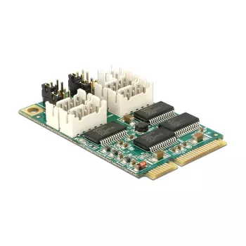 DeLOCK 95244 Mini PCIe sériový adaptér - 4 x RS-232