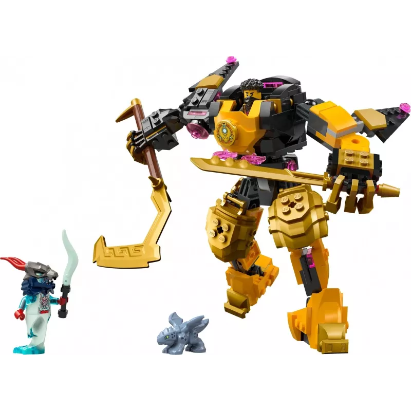 LEGO stavebná sada NINJAGO 71839 Arinov Spinjitzu bojový mech, 213 dielov, 2 minifigúrky, výška 160 mm
