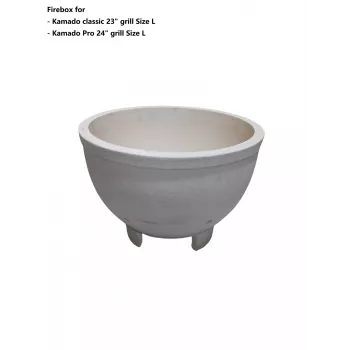 Kamado spaľovacia komora TARGUS Firebox 23/24 palcov — robustná konštrukcia, akumulácia tepla