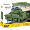 Stavebnica Cobi T-34-85 model tanku — 110 dielov, vek 6+, zelená