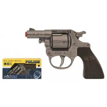 Pulio policajný revolver malý, kov 73/0