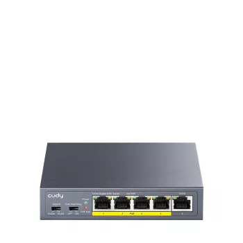 CUDY GS105P 5-portový Gigabit PoE+ switch 36W