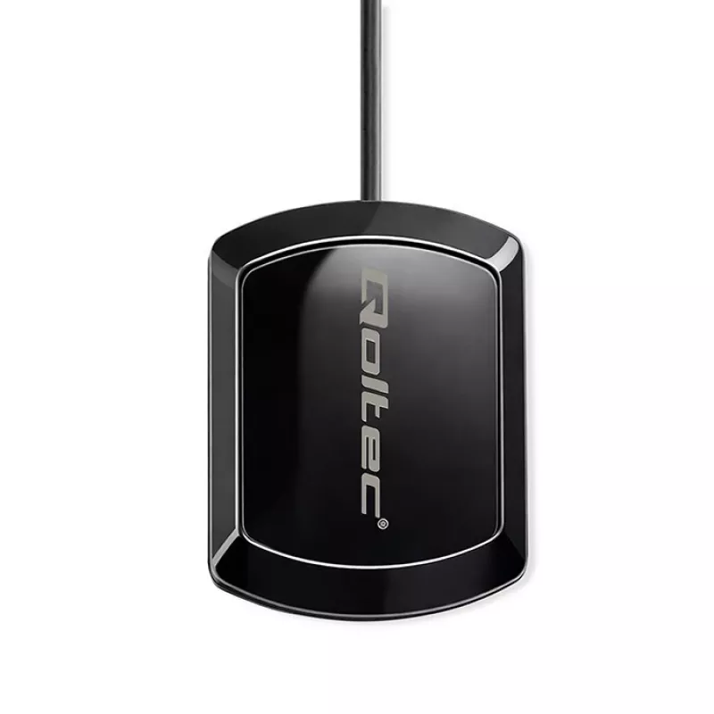Externá GPS/GLONASS anténa QOLTEC 28 dBi 50 W s pravouhlým SMA konektorom samec