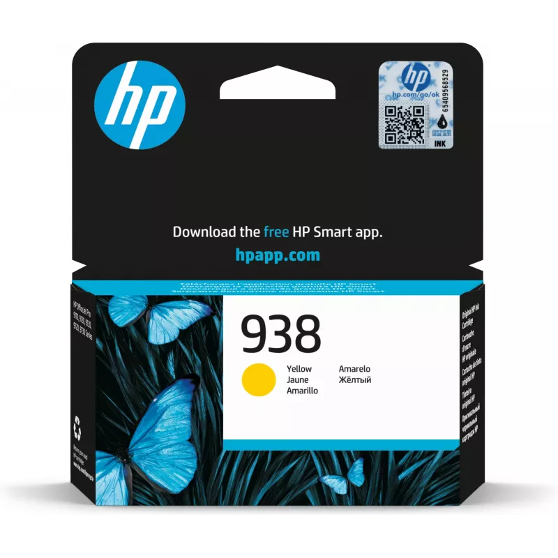 HP 938 žltá originálna atramentová kazeta