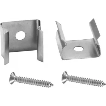 Montážny držiak EUROLITE 51201011 pre prázdne trubice 10x10 mm, sada 2 ks so skrutkou