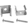 Montážny držiak EUROLITE 51201011 pre prázdne trubice 10x10 mm, sada 2 ks so skrutkou