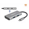 USB hub DeLOCK externý USB 10 Gbps USB Type-C hub 63260