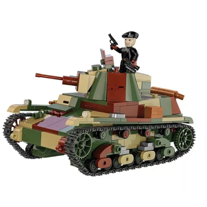 Cobi stavebnice ľahký tank 7TP model, 669 dielov, COBI-2661