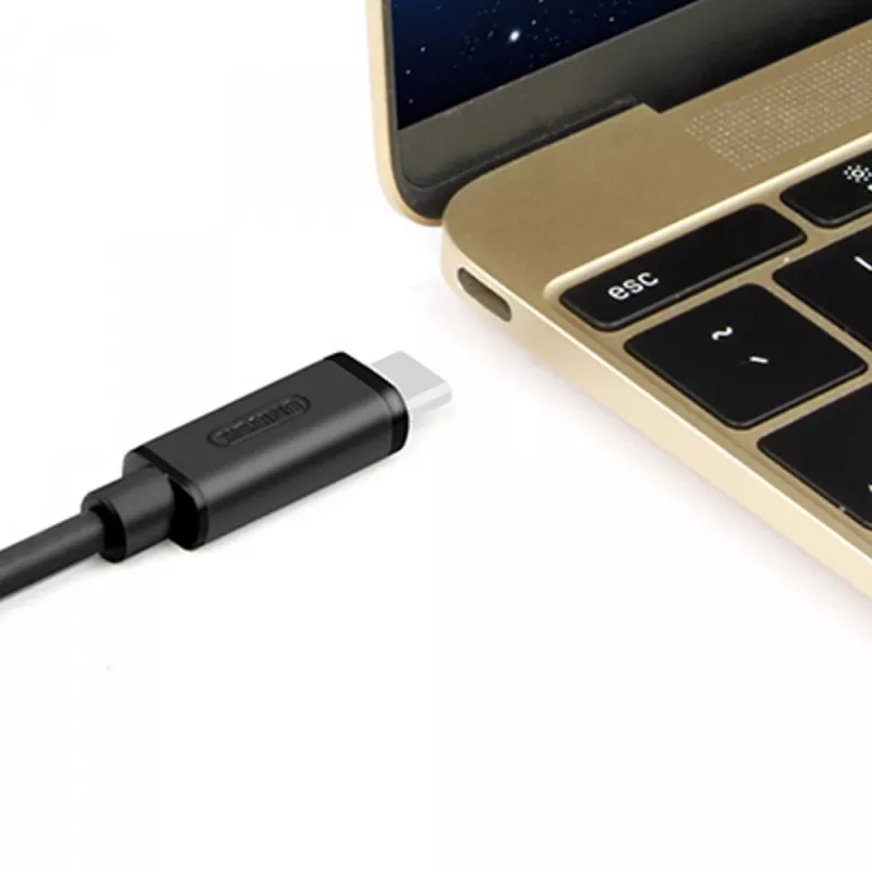 UNITEK Y-C474BK USB kábel USB 3.2 Gen 1 (3.1 Gen 1) 1 m USB A USB C čierny