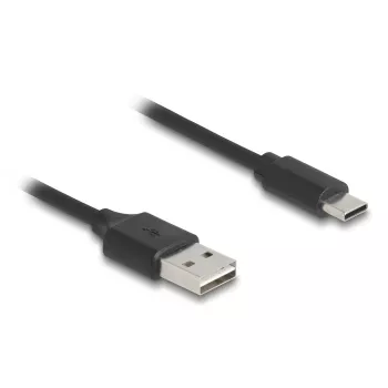 USB kábel DeLOCK 90133 USB 2.0 0,8 m čierny