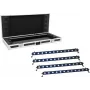 LED bar osvetlenie EUROLITE 4x LED BAR-12 QCL RGB+UV, 4 jednotky, RGB+UV LED