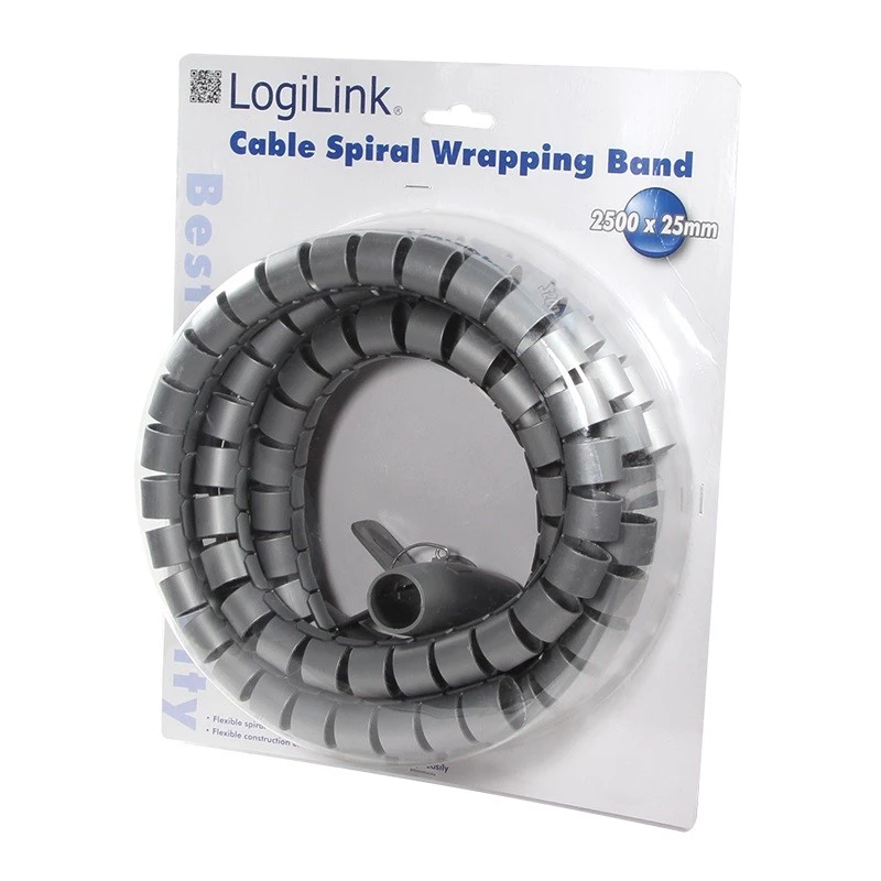 Káblová spona LogiLink KAB0013 strieborná 2500 mm