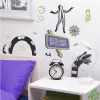 Nálepky na stenu Paladone Beetlejuice Design PP13439BJ – dekoračná sada samolepiek na stenu