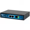ALLNET ALL-MC116SPV-VDSL2 mostový modem VDSL2 s vectoringom point-to-point, 2x port PoE IEEE 802.3at, nespravovaný, čierny