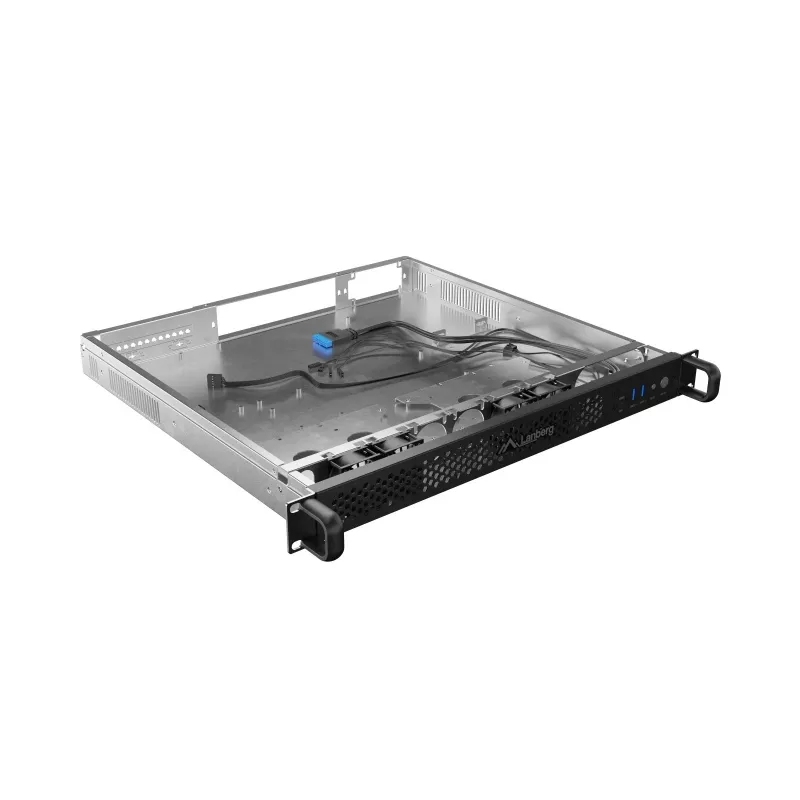 Rackové puzdro Lanberg SC01-4201-10B 1U čierne 4 ventilátory