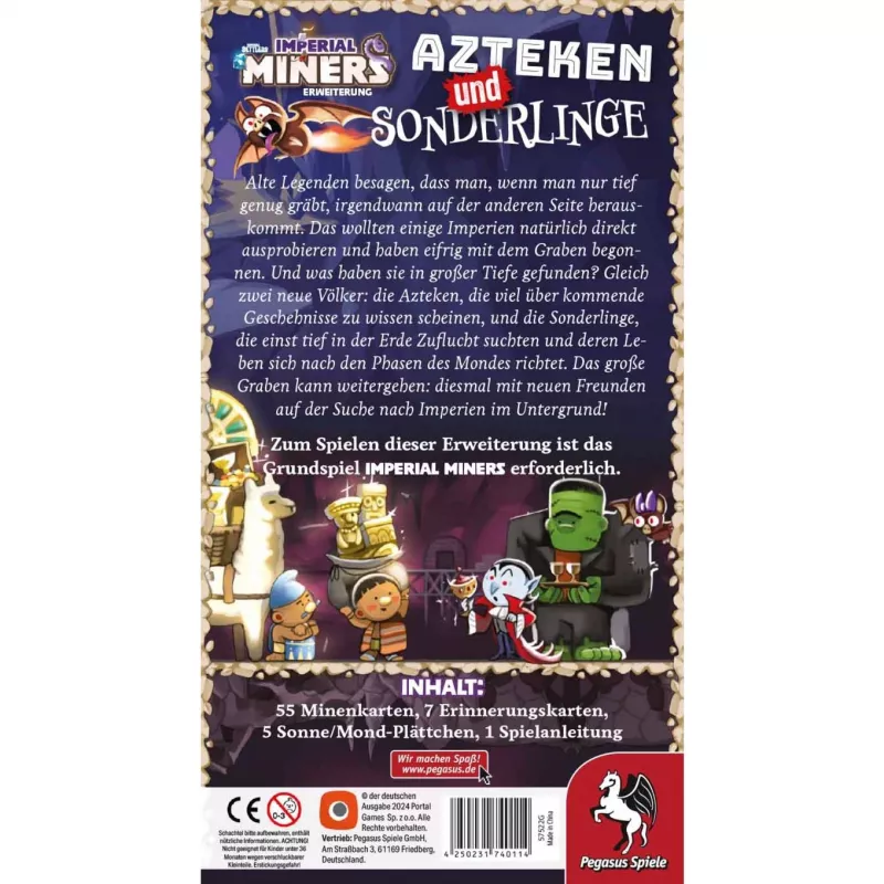 Imperial Miners: Aztekovia a podivíni, rozšírenie spoločenskej hry