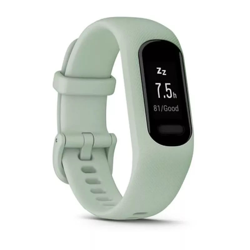 Garmin vívosmart 5 fitness náramok S/M, dotykový OLED displej 88 x 154 pixelov, silikónový remienok, GPS cez smartfón, mätový