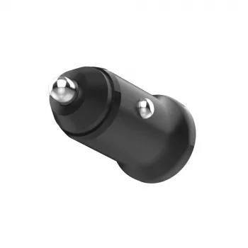 Autonabíjačka FIXED FIXCC20N-CU-BK — USB-C a USB-A konektory, výstupný výkon 20 W, kompaktný adaptér do auta