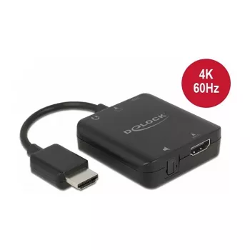 HDMI audio extraktor DeLOCK 4K 60 Hz kompaktný