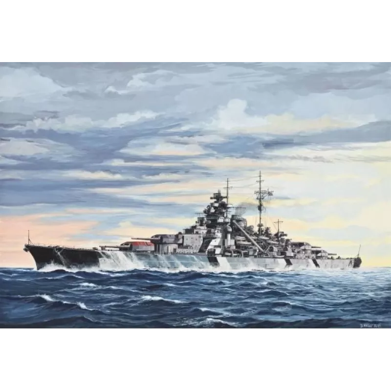 Modelová stavebnica námornej lode Revell Bismarck 1:700