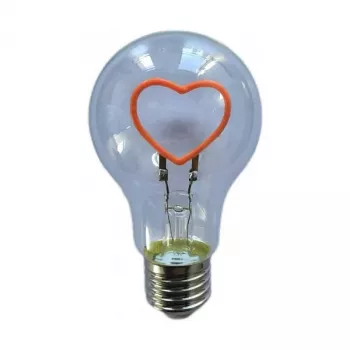 Synergy 21 LED Retrofit E27 dekoratívna žiarovka A60-heart