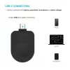 Pevný USB-C nabíjací adaptér FIXED FIXDW-AWAP-BK pre Apple Watch Powerstation Uni, kompaktná náhrada