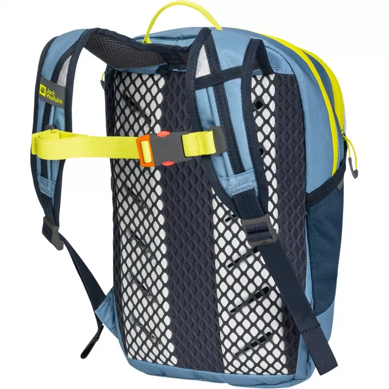 Jack Wolfskin Kids Moab Jam batoh – modrý/neónovožltý, 12 L