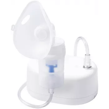 Kompresorový nebulizér Omron NE-C810 (NE-810) prenosný, nebulizácia 0,35 ml/min, 53 dB, vzduchová hadica 100 cm, vrátane masiek a náustku